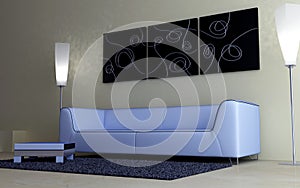 Interior design - Modern furnishings photo