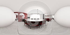 interior design space with furniture built in decoration home perspective rendering 3d
