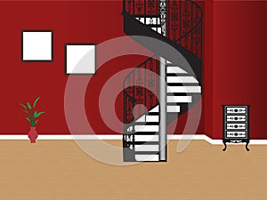 Interior design vector illustration flat set photo