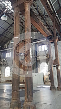 Interior of Disused Railway Workshops Sydney