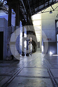 Interior of Disused Railway Workshops Sydney