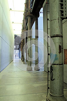 Interior of Disused Railway Workshops Sydney