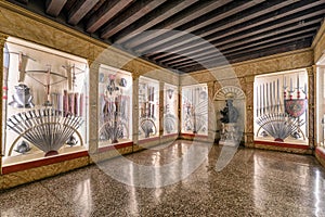 Interior of Doge`s palace in Venice, italy