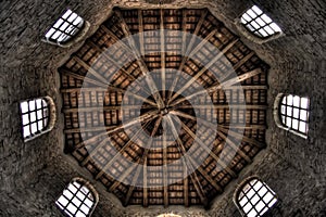 Interior dome of abbey