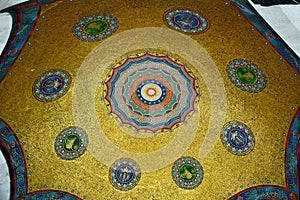 Interior dome of Kaiser Wilhelm Fountain in Istanbul