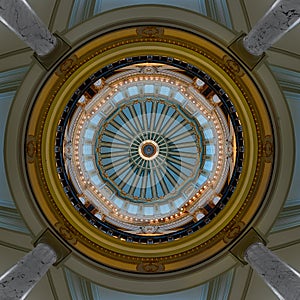 Interior dome of Mississippi Capitol photo