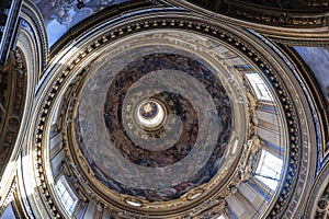 Interior dome Rome photo