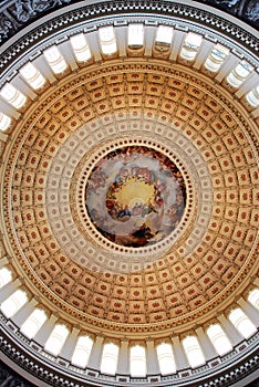 The Interior Dome of US Capitol