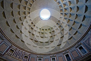 Interior of domed ceiling photo