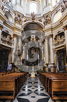 Interior Dominican cathedral