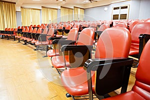 Interior of empty conference hall