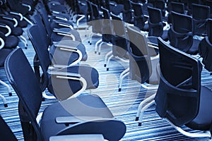 Interior of empty conference hall