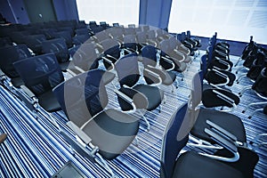 Interior of empty conference hall
