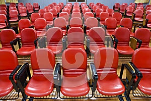 Interior of empty conference hall