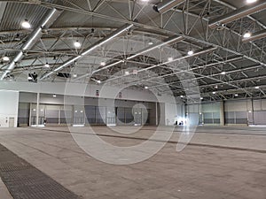 Interior empty exhibition hall