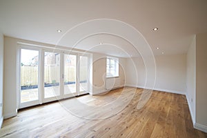 Interior Of Empty Lounge In Modern New Home