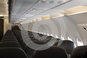 Interior an empty plane