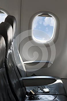 Interior an empty plane