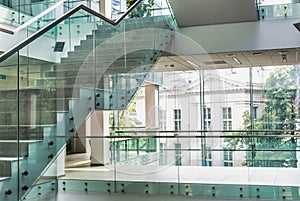 Interior of emty office building