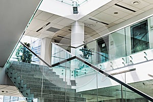 Interior of emty school building