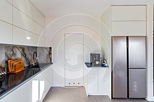 Interior and entrance doors in the new apartment