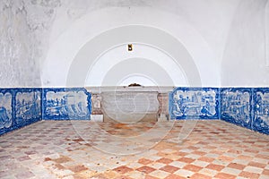 Interior of the Ermida da Memoria (Memory Hermitage) of the Nossa Senhora do Cabo Sanctuary