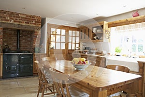 Interior Of Farmouse Kitchen