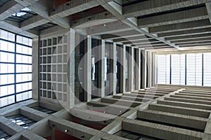 Interior of Fermi Lab building in Batavia, IL photo