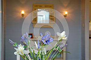 interior flower decor - lavender