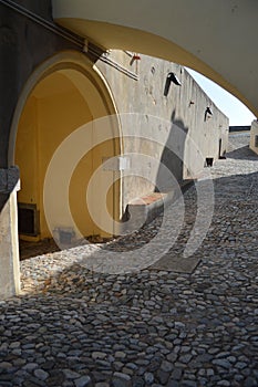 Interior Of The Fort Of Our Lady Of Grace In Elvas. Nature, Architecture, History, Street Photography. April 11, 2014. Elvas, photo