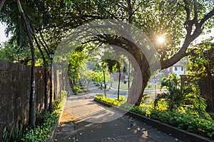 The interior of Fort Santiago, Intramuros, Manila