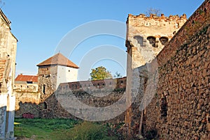 Interior garden of aiud citadel photo