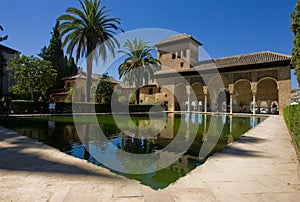 Interior garden in Alhambra