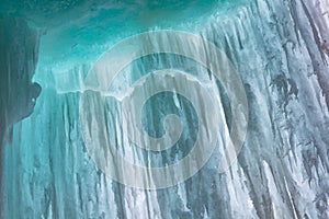 Interior Grand Island Ice Cave