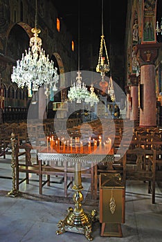 Interior of the Greek Orthodox Church