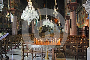 Interior of the Greek Orthodox Church