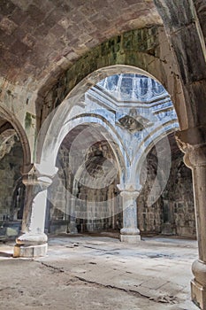 Interior of Haghpat monastery in Armen