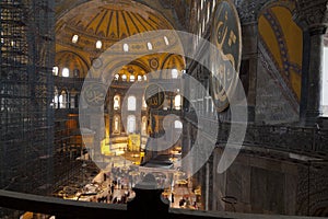 Interior of Hagia Sophia