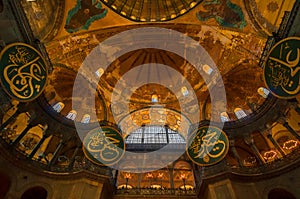 Interior of Hagia Sophia, Istanbul