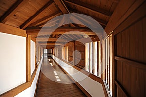 Interior of Himeji Castle complex