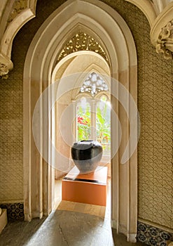 Interior of the historic Monserrate Palace in Sentra near Lisbon, Portugal