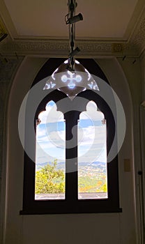 Interior of the historic Monserrate Palace in Sentra near Lisbon, Portugal