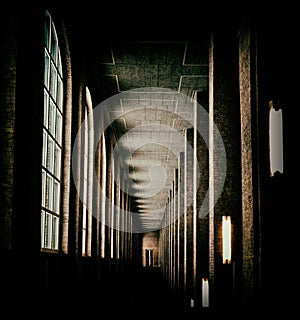 interior of a historic museum building in Germany