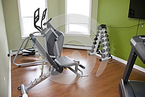 Interior home gym