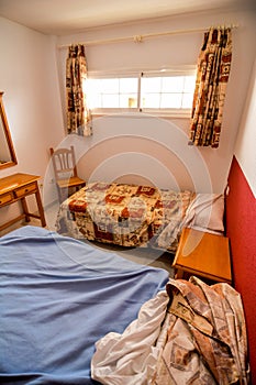 Interior of a hotel bedroom