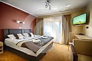 Interior hotel room