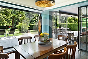 Interior house, dining room