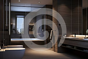 Interior house modern home tile interior room luxury design bathroom apartment