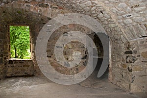 Interior Of Huntly Castle