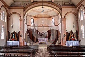 Interior of Igreja Matriz Church at Sao Joao Batista, Santa Catarina, Brazil photo